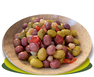 OLIVE ARLECCHINO CONDITE DOLCI