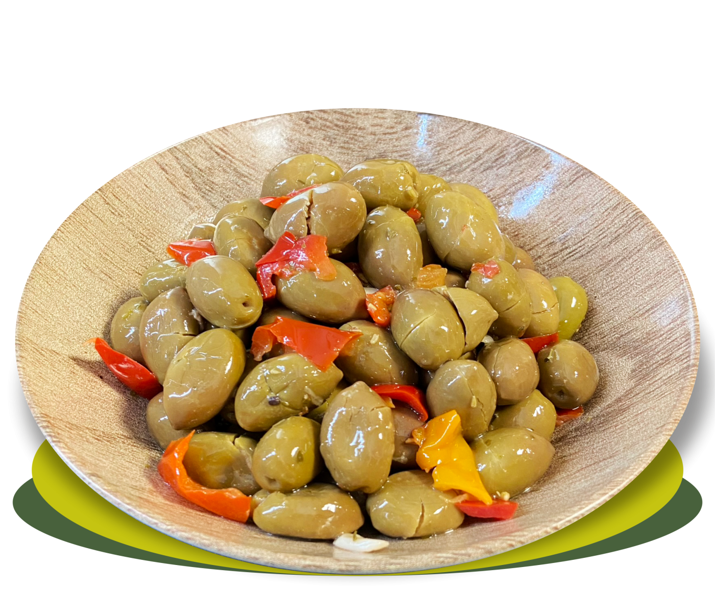 OLIVE SCHIACCIATE GRECHE CONDITE DOLCI