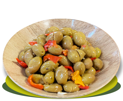 OLIVE SCHIACCIATE GRECHE CONDITE DOLCI