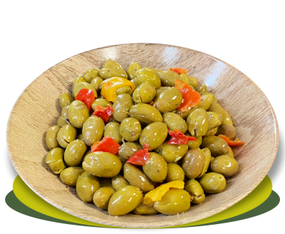 OLIVE SCHIACCIATE SICILIANE CONDITE DOLCI