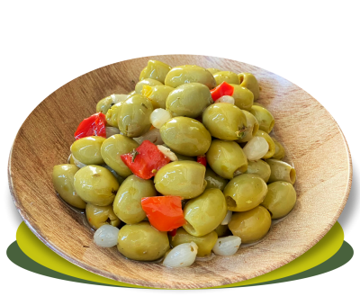 OLIVE VERDI GRECHE DENOCCIOLATE CONDITE DOLCI